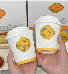 Custom print gold stamping paper cups