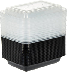 Wholesale Disposable Rectangle Plastic Container of 16 Oz With Lid