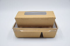 Custom food containers with windows