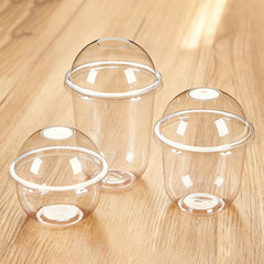 Wholesale custom PET cups with lids