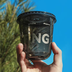 custom black plastic cups with logo