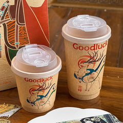 Custom-designed paper cups
