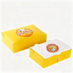 Custom-made kraft paper fried chicken boxes with cardboard inserts