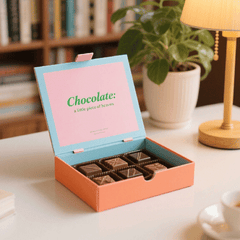 Customized pink dessert gift box