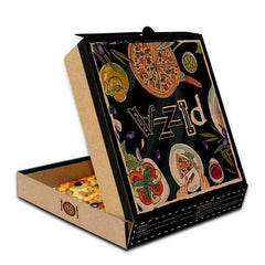 Wholesale custom pizza boxes with printed designs