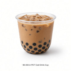 96mm U-Shape PET Cold Cup — 96-300-U (300 ml)