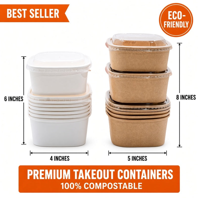 Square Lunch Box Series with Lids