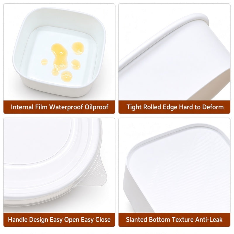 Square Lunch Box Series with Lids