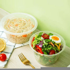 Wholesale custom plastic salad bowls and containers