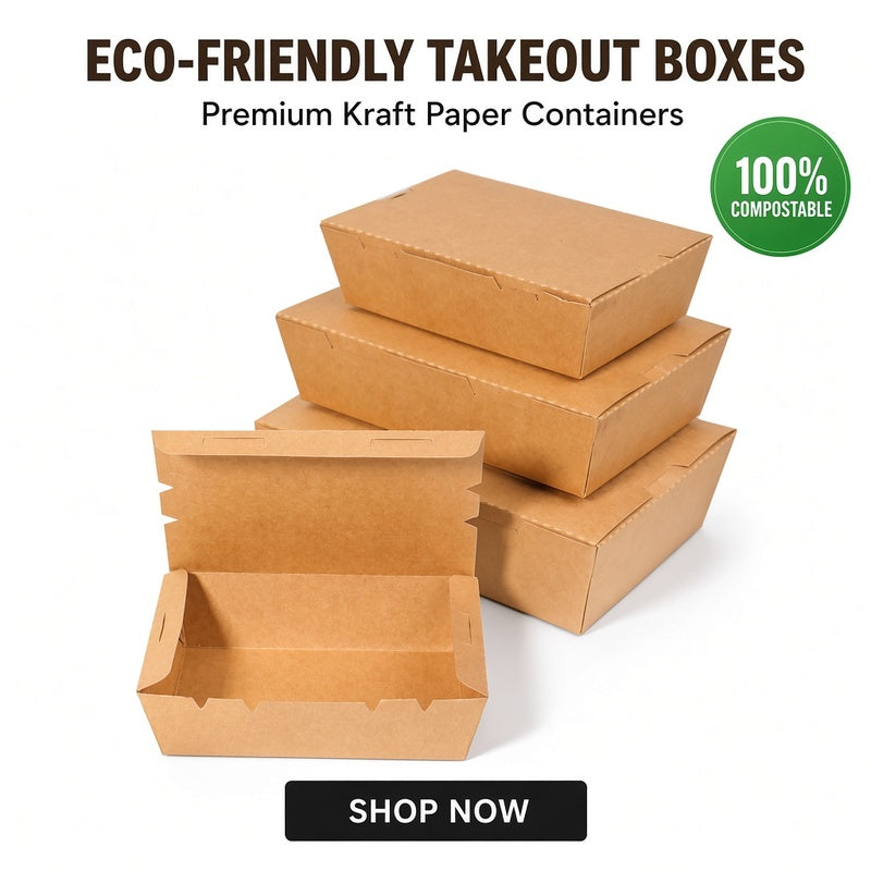 One-Piece Large Rectangular Paper Container Series