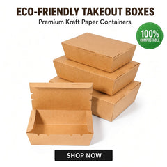 One-Piece Large Rectangular Paper Container Series