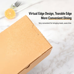 One-Piece Large Rectangular Paper Container Series