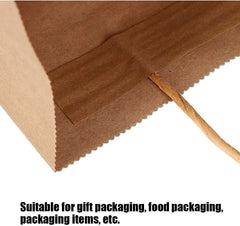 25 pack Kraft Paper Party Bag with Twisted Handle 10-Pieces, 30 cm x 43 cm x 18 cm Size, Brown
