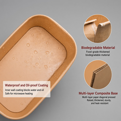 Rectangular Lunch Box Series with Lids