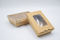 Custom food containers with windows