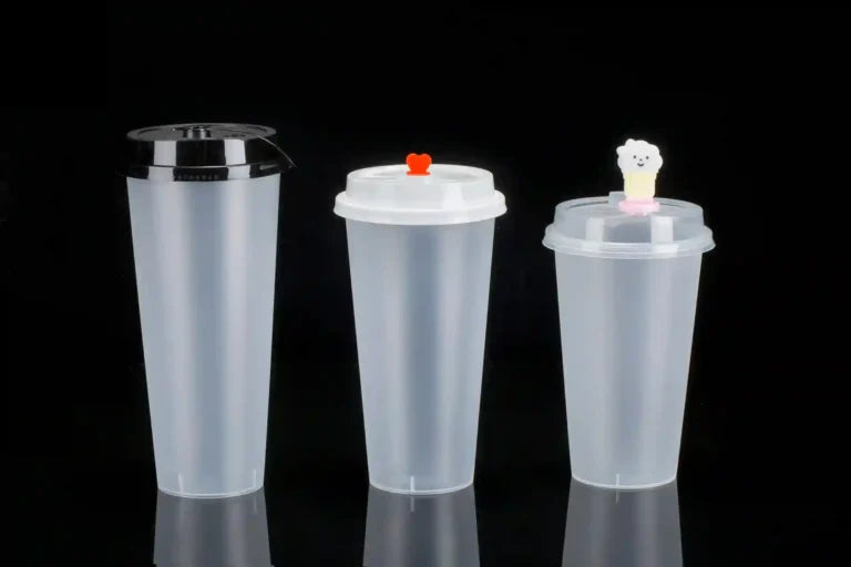 Disposable PP cup with lid