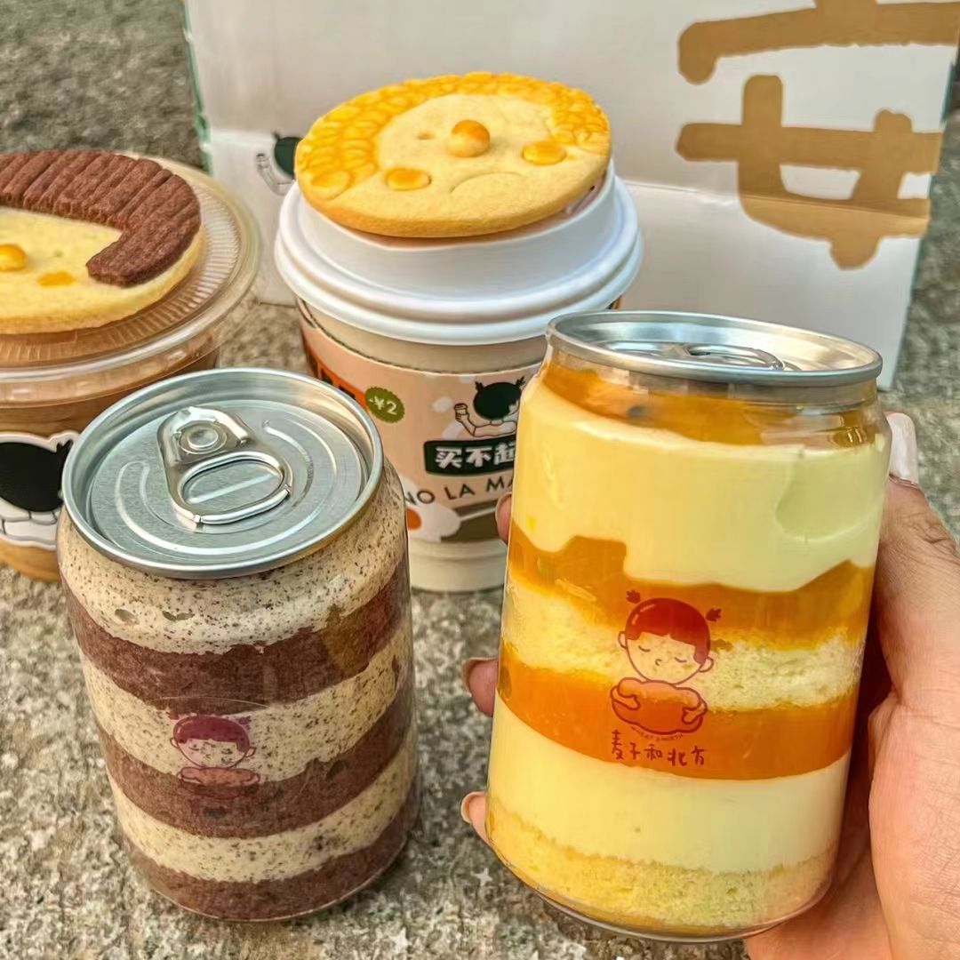 custom Transparent plastic dessert containers wholesale