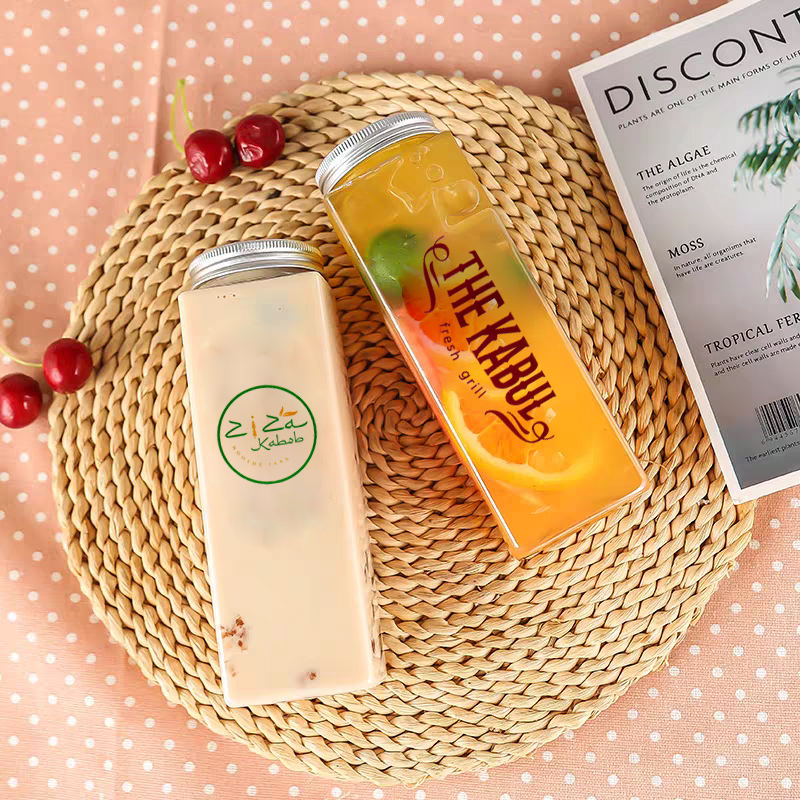 custom plastic jar with logo