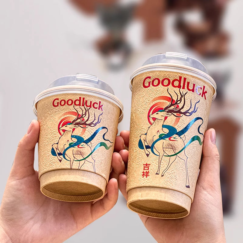 Custom-designed paper cups