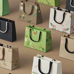 Wholesale and custom colored paper bags