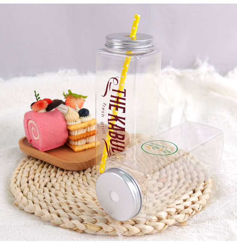 custom plastic jar with logo