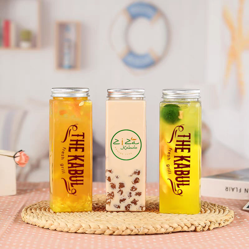 custom plastic jar with logo