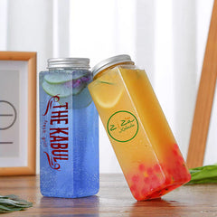 custom plastic jar with logo