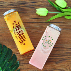 custom plastic jar with logo