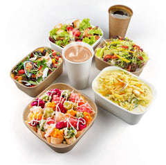 Customized disposable food containers