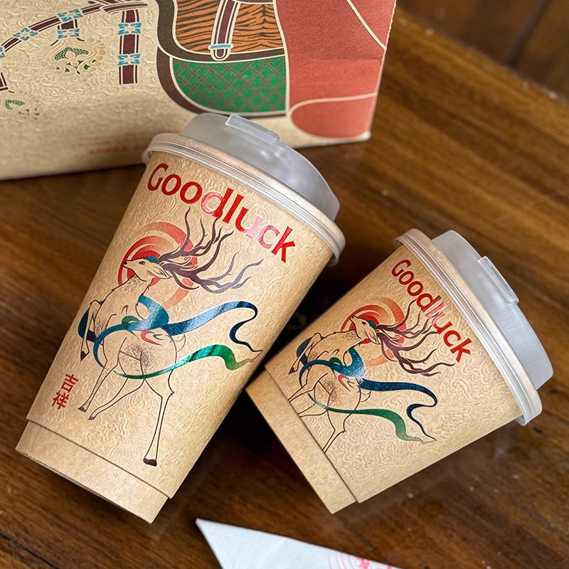 Custom-designed paper cups